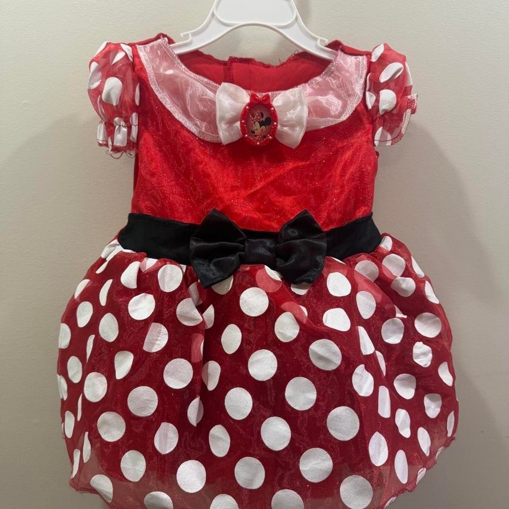 Disney Minnie Mouse 12-18mo Polka Dot Toddler Costume Dress